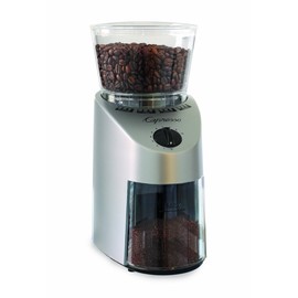 Capresso 560Infinity Conical Burr Grinder, Brushed Silver, 8.5-Ounce