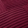 Yosodeko Burgundy Lumbar Throw Pillow Cover 12x24 inch,Pack of 1