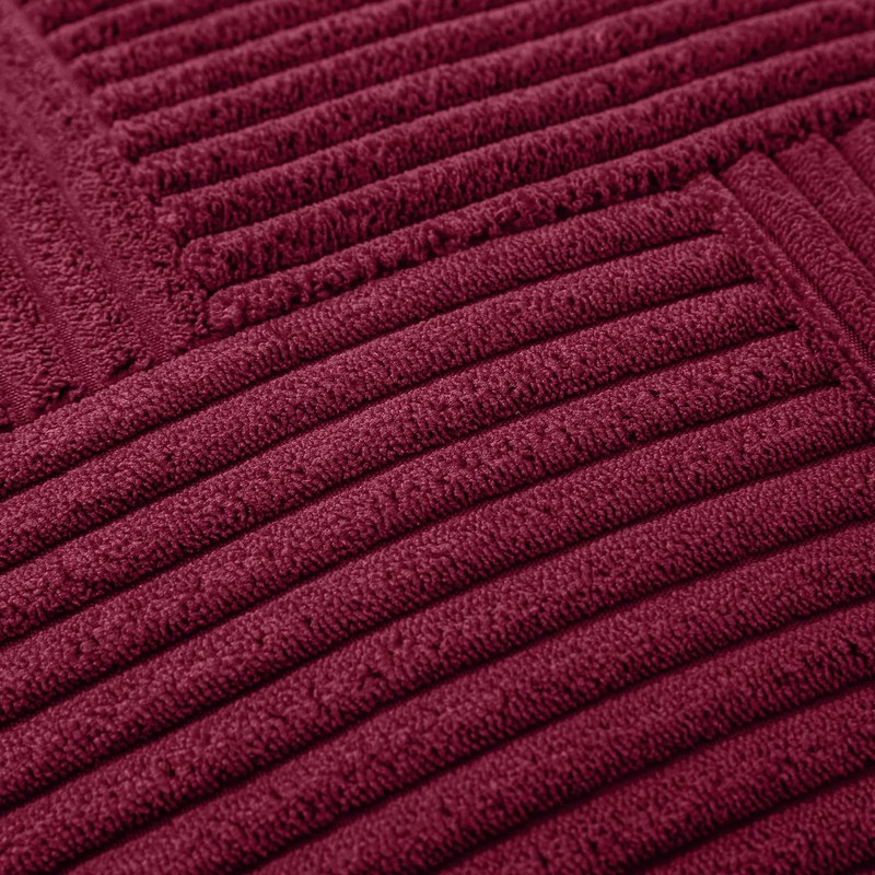 Yosodeko Burgundy Lumbar Throw Pillow Cover 12x24 inch,Pack of 1