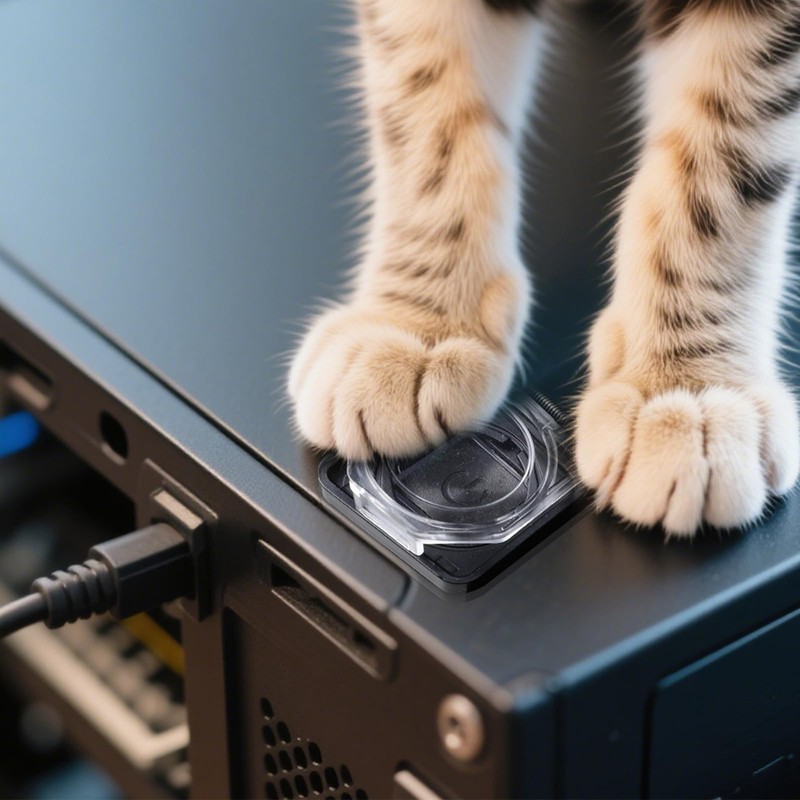 Tyqour 2 Pcs Square Power Button Cover - Waterproof, Dustproof,