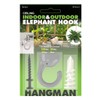 Hangman Products Elephant Hook Ceiling Hanger - (Nickel) Pack of