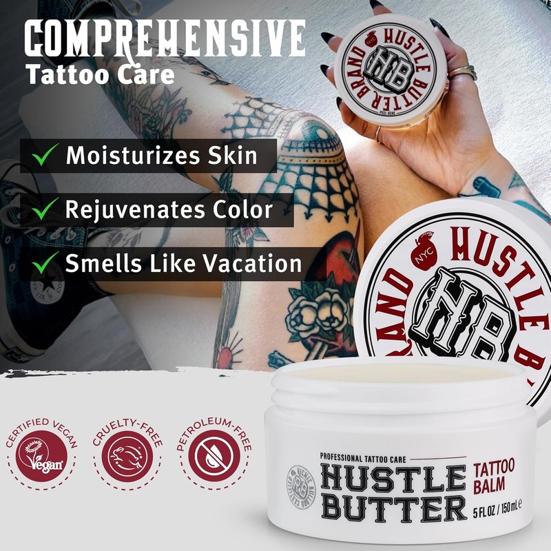 Hustle Butter Deluxe – Tattoo Butter for Before, During, &