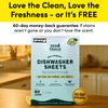 Zero Trace Dishwasher Detergent Eco-Friendly Sheets for Dish Washing -