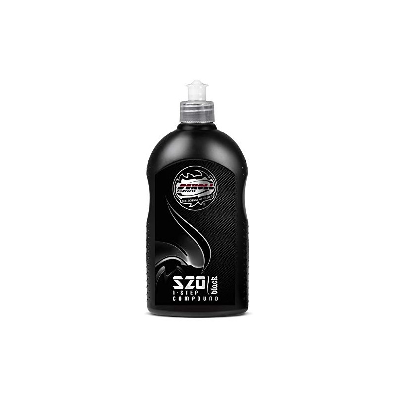 Scholl Concepts S20 Black High-Performance Abrasive Paste, 500g, Extremely Wide