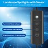 ZYAN Low Voltage Landscape Spotlights LED Landscape Lighting with Sensor,