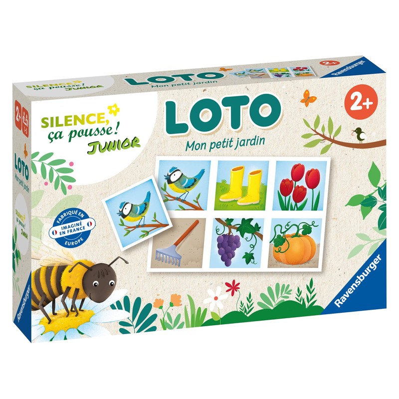 RAVENSBURGER 20967 Loto Silence ça Pousse Animal Jeux Educatifs, Multicoloured