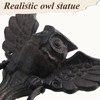 Bolifish Antique Gothic Heavy Duty Owl Front Door Knocker, Rustic