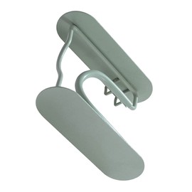 PACKOVE 1Pc Wall Mounted Hair Dryer Rack Space Saving Storage Bracket Green Durable Steel Holder for Bathroom Toilet Stylish Design for Home Decoration