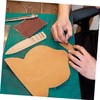 FUNOMOCYA 2pcs Leather Burnishing Tool Set for Leather Crafts Sanding