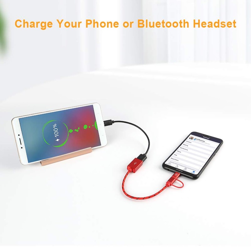 CableCreation Micro USB & Type C to USB 2.0 Female