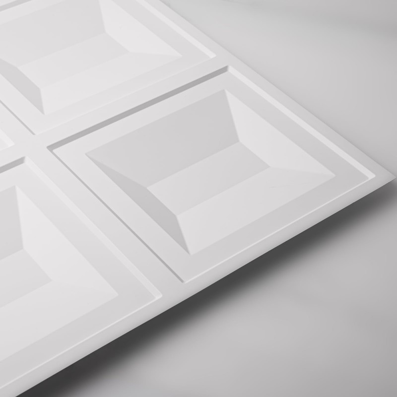 Art3d Drop Ceiling Tiles 24x24, 12 Sheets PVC Decorative Glue