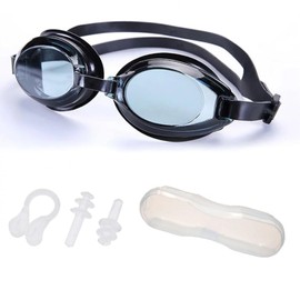 Schwimmbrille, Antibeschlag Schwimmbrillen Kein Auslaufen,UV-Schutz, Anti-Fog Schwimmbrille Unisex für Erwachsene,Schwimmbrille für Herren und Dame, Blendfreie Schwimmbrille,mitNasen und Ohrstöpsel