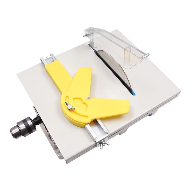 750W Mini Table Saw & Polisher, Adjustable Speed 1000-10,000 RPM