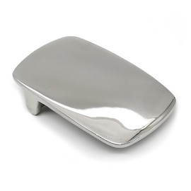 ALVYNG Plate Buckle Solid Alloy Vintage Style Belt Buckle 1 1/2" 38mm For Leather Belt With Gift Box, Rectangle 07, Large