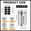 PEDOBALI 7 Pcs Kitchen Canisters Set with Window Glass 32