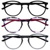 Opulize Met MMM60-157 -1.00 Long Distance Glasses Pack of 3