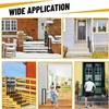 U Shaped Stair Railing Indoor, Black Metal Railings Outdoor, Hand