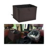 Norkmdi Car Trash Can, Leather Foldable Large Capacity Vehicle Hanging