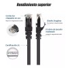 J.H. Company Cable Red Plano Categoria 6 Cat6 Rj45 Utp