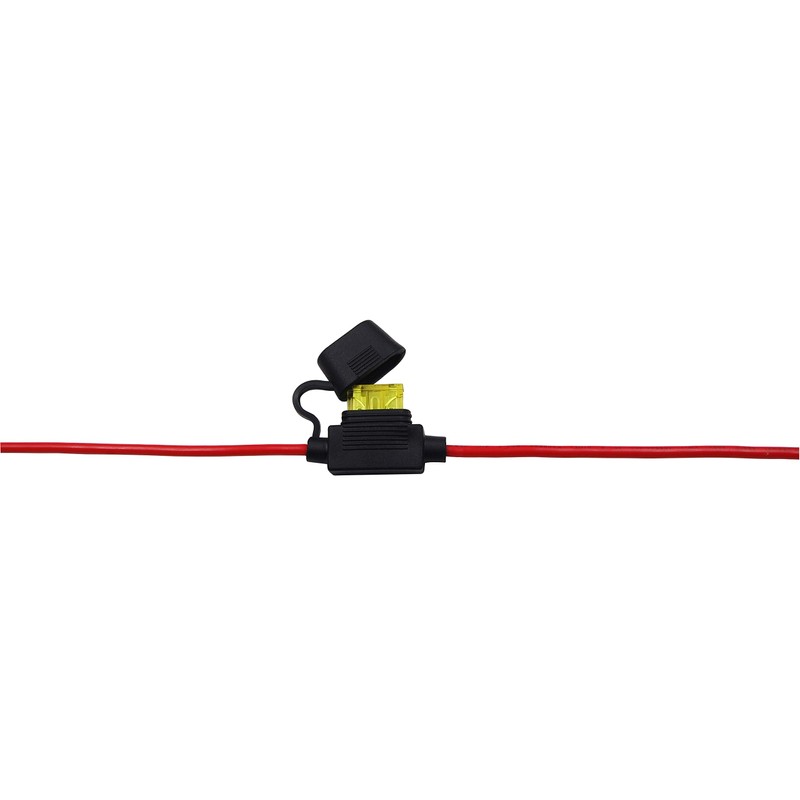 CUZEC 10FT/3.05m 14AWG 20A Battery Alligator Clip to SAE Connector/12V