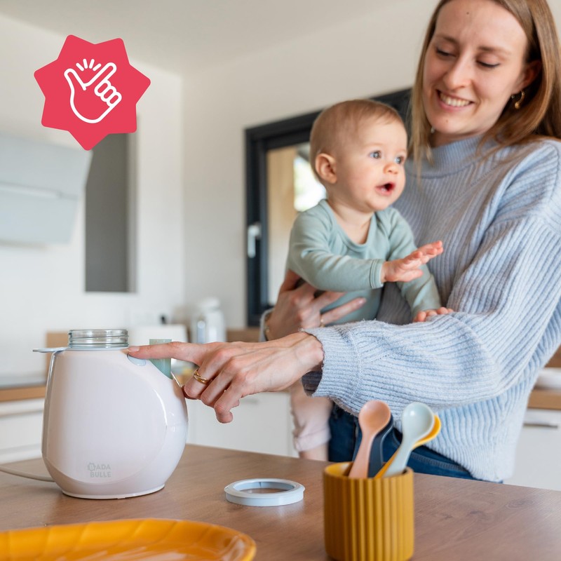 Badabulle Scaldabiberon Casa Easy(+), Riscaldamento a vapore, per la casa,
