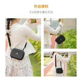 Hard Case for Camera Case, Camera Case, Camera Case, SLR Camera Bag, EVA Shockproof Compact Shoulder Case for Camera Storage, Camera Protective Case, Digital Storage Bag, Vlogger Accessories Kit,