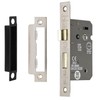 Decoranddecor Bathroom Mortice Lock - 2.5inch / 64mm - Satin