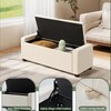 Royal Windsor Ottoman with Storage,Tufted Storage Bench with Safety Hinge,Holds