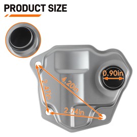 Transmission Filter Oil Pan Gasket Kit Compatible with Nissan Altima Rogue Sentra NV200 Dodge Caliber Jeep Mitsubishi Replaces# 31728-1XF02 31728-1XF03 5191890AA