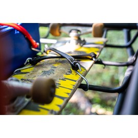 The Perfect Bungee® 18" Heavy-Duty Polyurethane Bungee Strap, 4-Pack, Red – Durable, Flexible, Weatherproof, Long-Lasting, Made in USA – Ideal for Outdoor, Marine, Camping, and Cargo Use