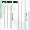 6pcs 10in & 12in Professional Upholstery Needles, Stainless Steel Extra