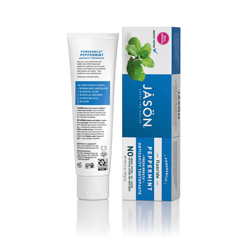 Jason Powersmile Toothpaste with Fluoride 4.2 oz