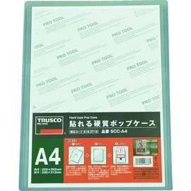TRUSCO Stickable Hard Pop Case A4 SCC-A4 x 5 Pieces [Case Sale]