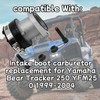 XIONGJIALIANG 4XE-13586-00-00 Intake Boot Carburetor Replacement for Yamaha Bear Tracker