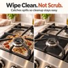 Reusable Gas Stove Burner Covers – 10.6 Inch Washable Teflon