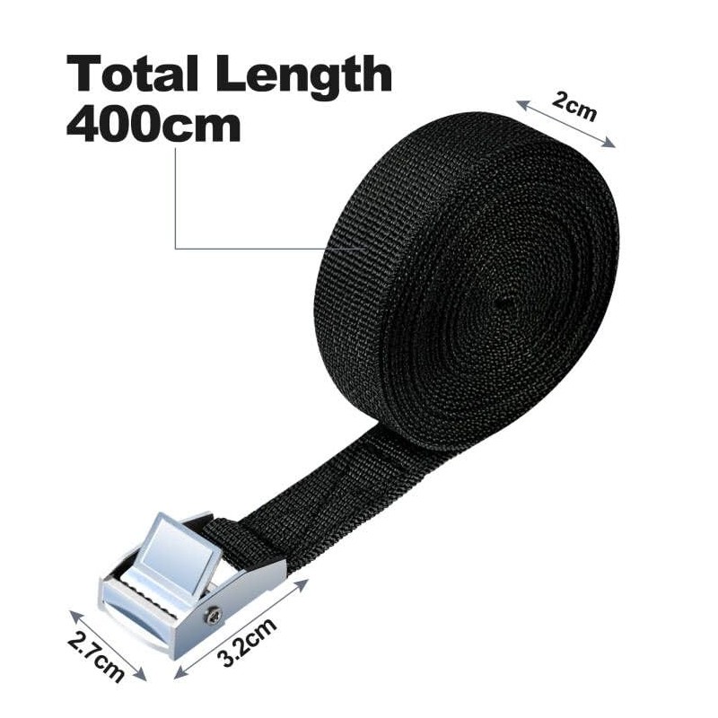 URAQT Tie Down Straps, 4 Pack Heavy Duty Tensioning Belts,