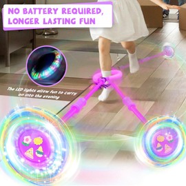 Getatoy Ankle Skip Ball for Kids: Toys for 4-8 Years Old Girls, Outdoor Toys Gifts for Kids Ages 8-12 6-8 Skip Toy 8 Year Old Girl Birthday Gift