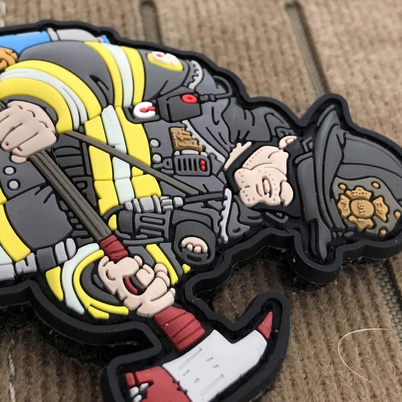 Firefighter Fireman Emergency Service Morale Patch - Fireman Fire Department