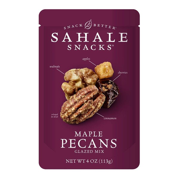 Sahale Snacks Glazed Mix Maple Pecans, 4 Ounce