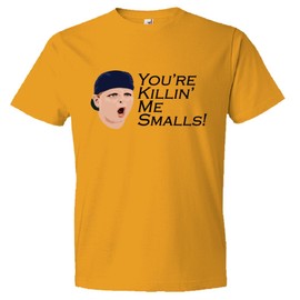 PleaseMeTees Mens You're Killing Me Smalls Sandlot TV Quote HQ Tee-Gold-L