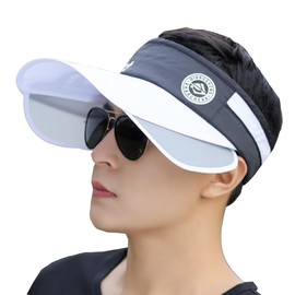 Chrome Crane CB419 Sun Visor, Hat, Logo, Brim, Retractable, Sunshade, Outdoor, Men's, Women's, white, Free size