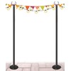 Derkniel 10 FT Outdoor String Light Pole Stand for Hard