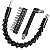 Flexible Drill Bit Extension, 11.6 inch Super Bit Screwdriver Extension