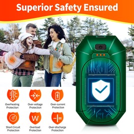 Hand Warmers Rechargeable, 2 Pack Electric Hand Warmers Reusable, Electric Portable Pocket Heater/USB Handwarmers Warm Gifts for Indoor/Outdoor/Pain Relieve/Golf/Camping/Games/Men/Women/Kids