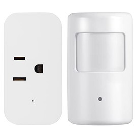 SEHOMY 2 Pack Motion Sensor Switch for Bathroom with Plug, PIR Infrared Indoor Motion Activated Detecor Switch Bedroom No Pair Required, Works with lamp exhaus, Motion Detection Sensor Switch lamp