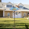 MUMTOP Bird Baths for Outdoors, Outdoor Bird Bath,Glass Birdbath Sunflower