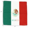 Motique Accessories Large Cotton Bandanas - Mexican Flag- (Mexico)
