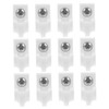 SEWACC 12Pcs Heavy Duty Plastic Shelf Clips for Wire Shelving