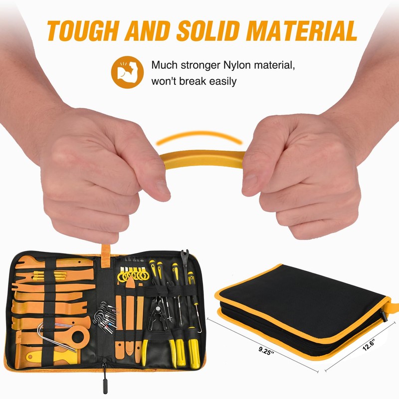 GOOACC 330Pcs Trim Removal Tool, Auto Push Pin Bumper Retainer