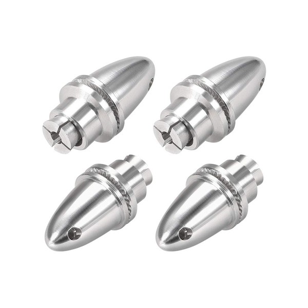 uxcell 4pcs RC Airplane Spinner Propeller Adapter with 3.17mm Opening